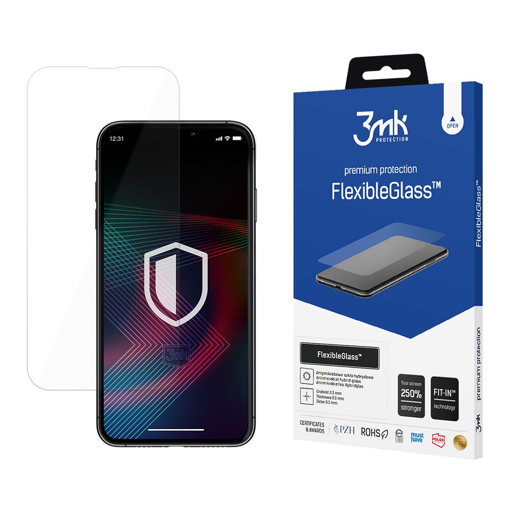 Zaštitna folija za ekran 3MK FlexibleGlass za Apple iPhone 14 Plus / 14 Pro Max, Fleksibilno staklo, Full Glue