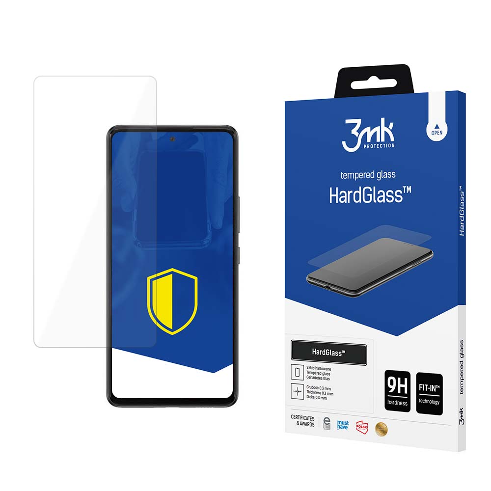 Zaštitna folija za ekran 3MK HardGlass za Samsung Galaxy A53 5G A536, Kaljeno staklo, Pun ljepilo