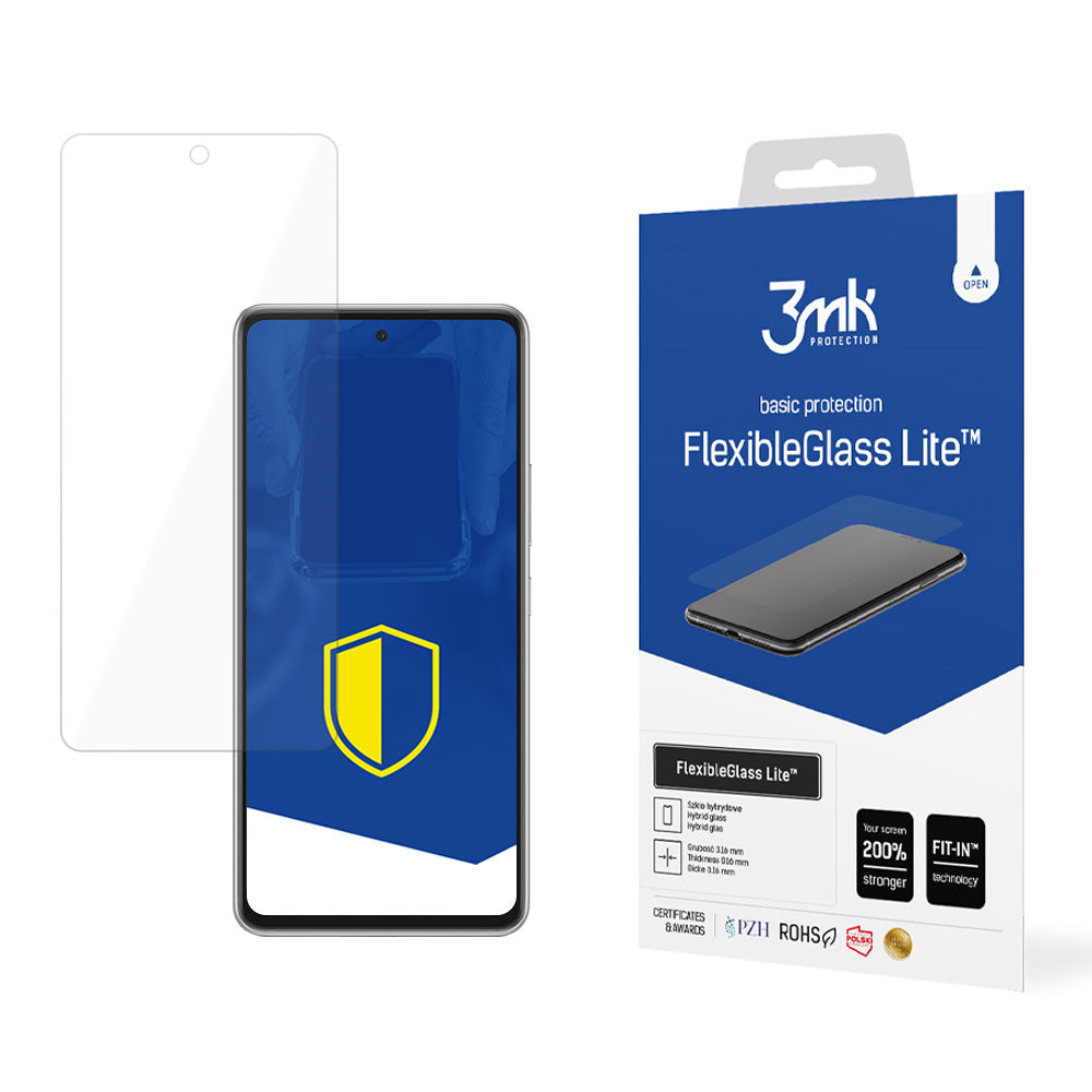 Folija za zaštitu ekrana 3MK za Samsung Galaxy A53 5G A536, Fleksibilno staklo, Pun lepak