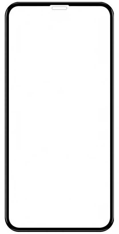 Zaštitna folija za ekran Veason za Apple iPhone 11 / XR, Kaljeno staklo, Pun ljepilo, 6D, Crna