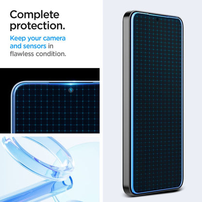 Zaštitna folija za ekran Spigen GlastR EZ FIT za Samsung Galaxy S25+ S936 / S24+ S926, Kaljeno staklo, Full Glue, Set 2 komada AGL07432