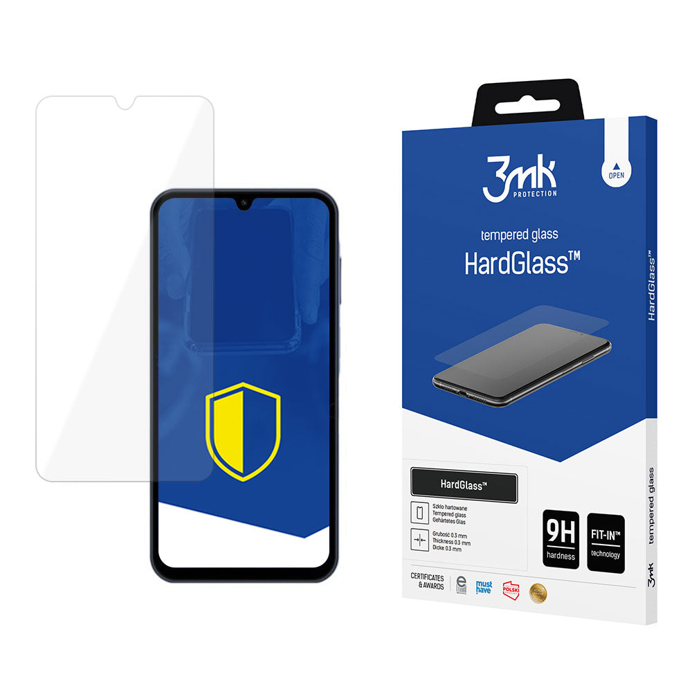 Zaštitna folija za ekran 3MK HardGlass za Samsung Galaxy A15 5G A156 / A15 A155 / A25 A256, Kaljeno staklo, Pun ljepilo