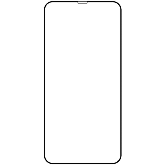 Zaštitna folija za ekran OEM za Apple iPhone 11 Pro Max / XS Max, Kaljeno staklo, Pun ljepilo, 21D, Crna