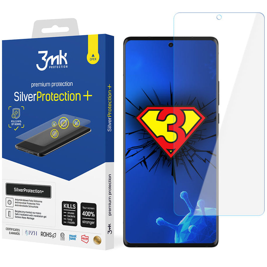 Folija za zaštitu ekrana 3MK Silver Protect+ za Motorola Edge 30 Ultra, Plastika