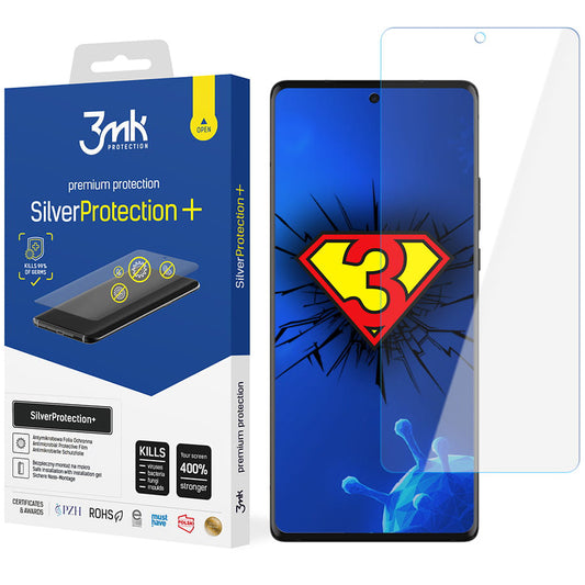 Folija za zaštitu ekrana 3MK Silver Protect+ za Motorola Edge 30 Ultra, Plastika