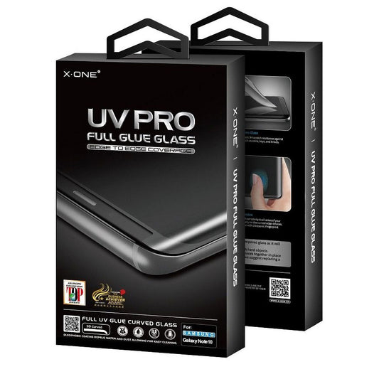 Zaštitna folija za ekran X-One za Samsung Galaxy Note 10+ 5G N976 / Note 10+ N975, Kaljeno staklo, UV ljepilo, Prijateljski za upotrebu s maskom
