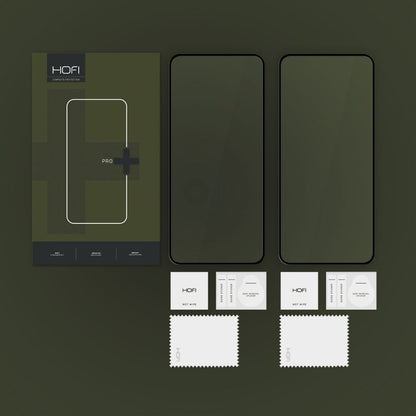 Screen Protector HOFI Glass PRO+ for Xiaomi 14T Pro / 14T, Shielded Glass, Full Glue, Set 2 pieces, 2.5D, Black 