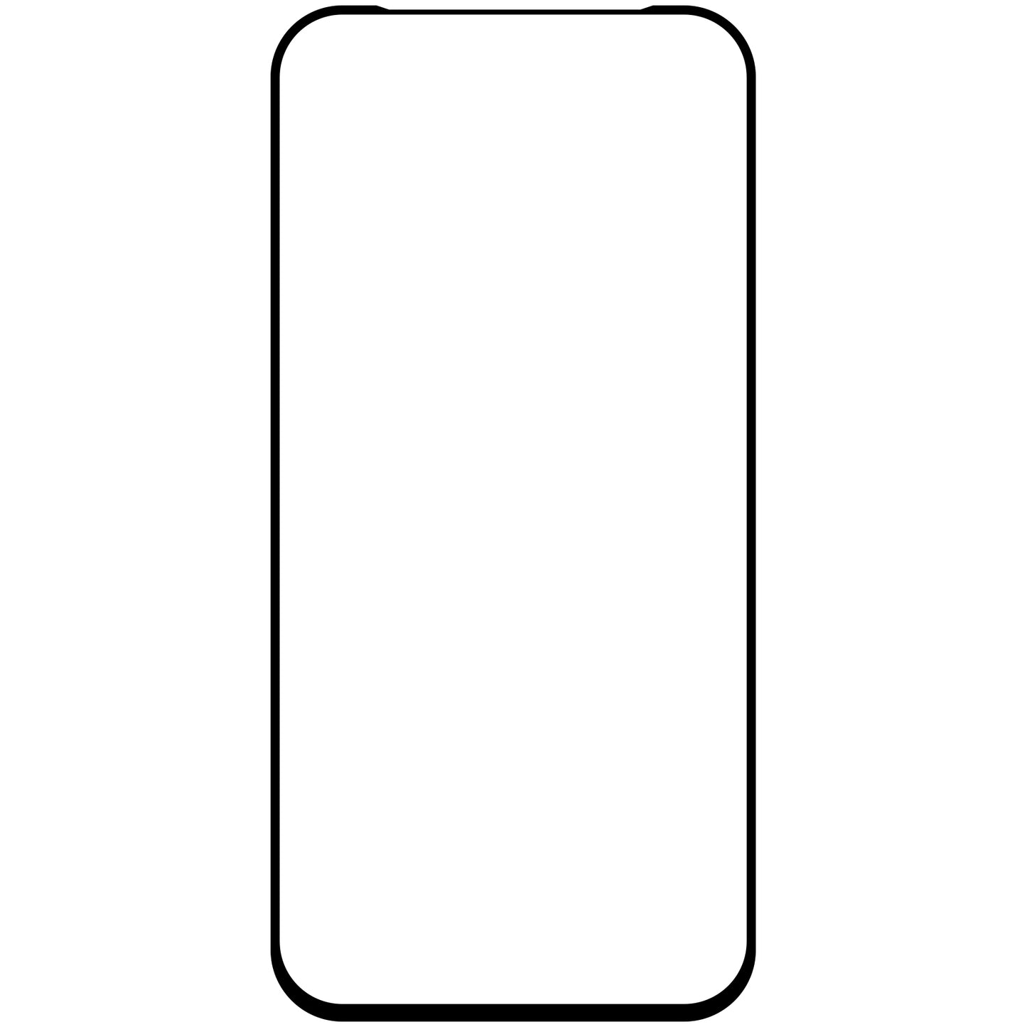 Zaštitna folija za ekran OEM OG Premium za Xiaomi Redmi 13, Kaljeno staklo, Pun ljepilo, Crna