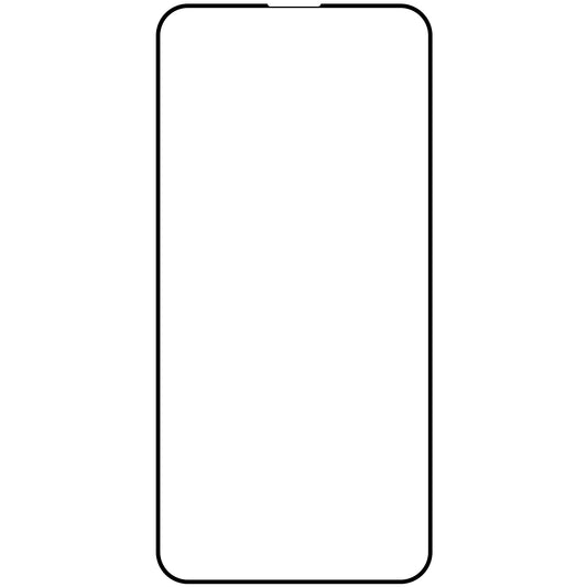 Zaštitna folija za ekran OEM za Apple iPhone 15 Pro Max, Kaljeno staklo, Full Glue, Set od 10 komada, 9D, Crna
