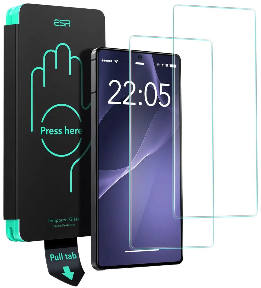 Zaštitna folija ESR za ekran Samsung Galaxy S25 Ultra S938, Kaljeno staklo, Full Glue, Set 2 komada