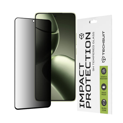 Zaštitna folija za ekran Privacy Techsuit za Xiaomi 14T Pro / 14T, Kaljeno staklo, Full Glue, 111D