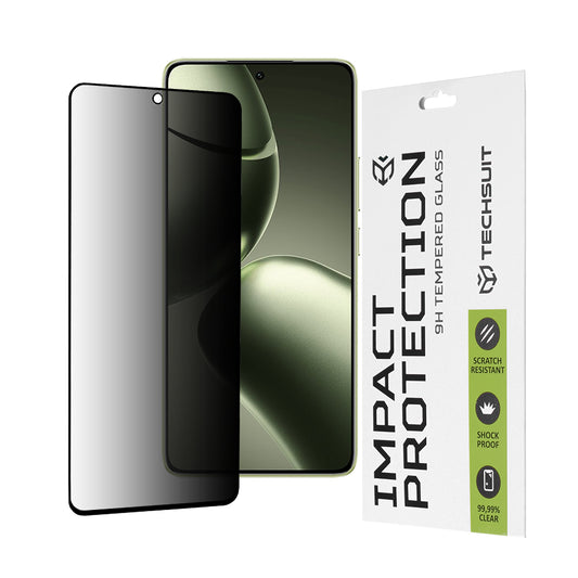 Zaštitna folija za ekran Privacy Techsuit za Xiaomi 14T Pro / 14T, Kaljeno staklo, Full Glue, 111D