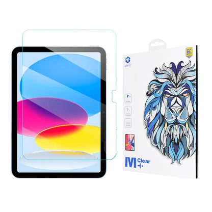 Zaštitna folija Ekran Clear Lito Classic za Apple iPad (2025) / (2022), Kaljeno staklo, Full Glue, 2.5D