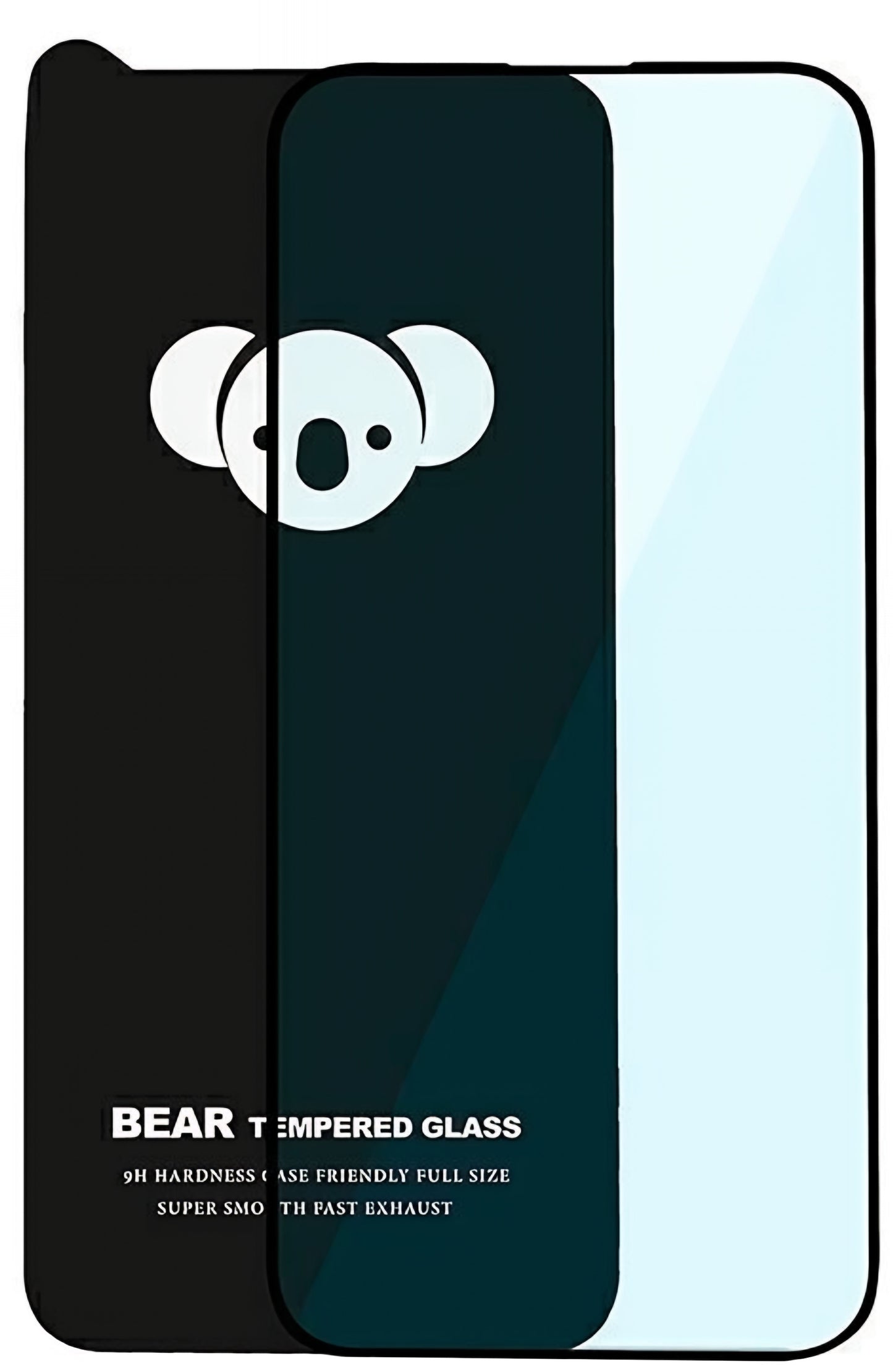 Zaštitna folija za ekran Bear HD za Apple iPhone 17 Pro Max, Kaljeno staklo, Full Glue, Crna