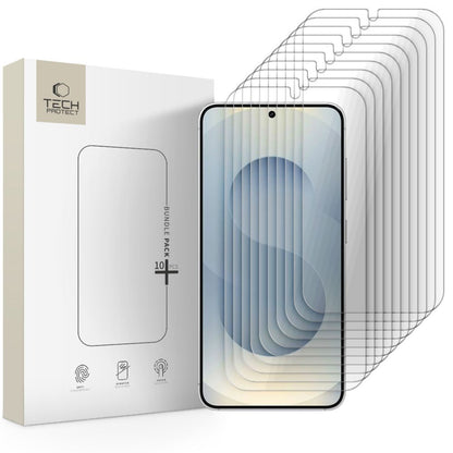 Zaštitna folija za ekran Tech-Protect za Samsung Galaxy S25 S931 / S24 S921, Kaljeno staklo, Full Glue, Set od 10 komada