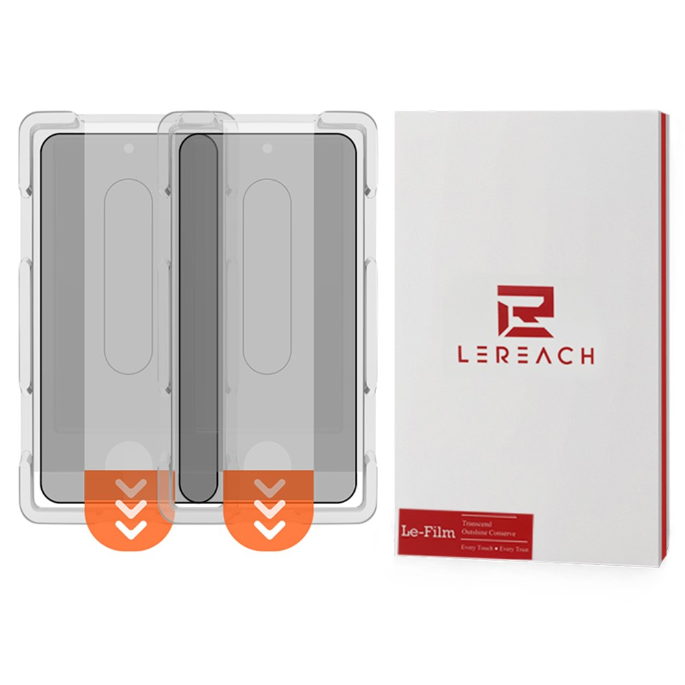 Zaštitna folija za ekran Privacy Lereach za Xiaomi 17T Pro, Kaljeno staklo, Full Glue, Set od 2 komada