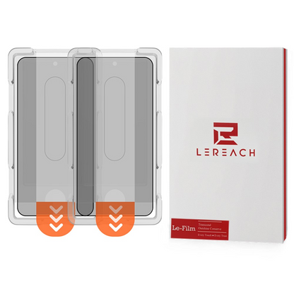 Zaštitna folija za ekran Privacy Lereach za Xiaomi 17T Pro, Kaljeno staklo, Full Glue, Set od 2 komada