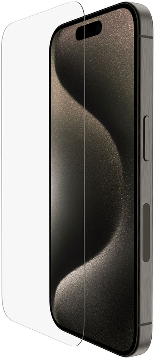 Zaštitna folija za ekran Belkin ScreenForce TemperedGlass za Apple iPhone 15 Pro, Kaljeno staklo, Full Glue OVA137zz