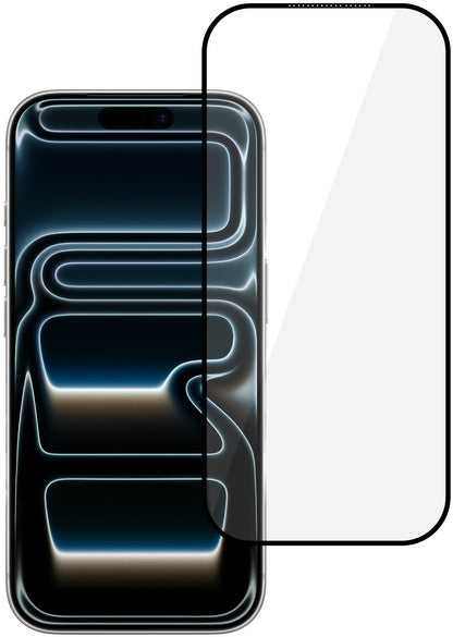 Zaštitno staklo za ekran Tel Protect 10X HD DLC Diamond Coating za Apple iPhone 18 Pro Max / 17 Pro Max, kaljeno staklo, lepljenje po celoj površini, crno