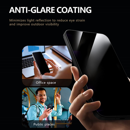 Zaštitna folija za ekran Privacy Lereach za Xiaomi 17T Pro, Kaljeno staklo, Full Glue, Set od 2 komada