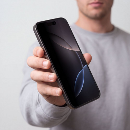 Zaštitna folija za ekran Privacy Tech-Protect OneTouch za Apple iPhone 18 Pro Max, Kaljeno staklo, Full Glue, Set od 2 komada