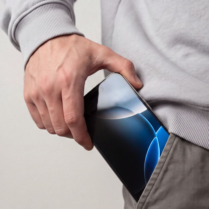 Zaštitna folija za ekran Privacy Tech-Protect OneTouch za Apple iPhone 18 Pro, Kaljeno staklo, Full Glue, Set od 2 komada