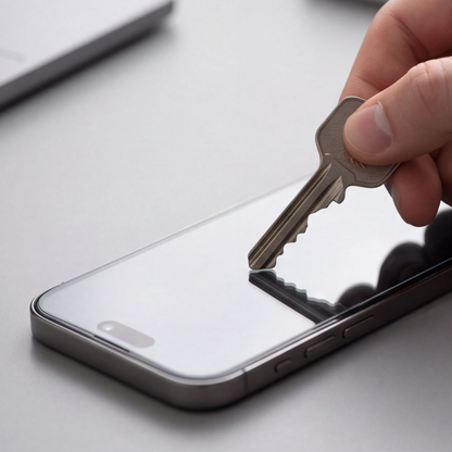 Zaštitna folija za ekran Privacy Tech-Protect OneTouch za Apple iPhone 18 Pro Max, Kaljeno staklo, Full Glue, Set od 2 komada