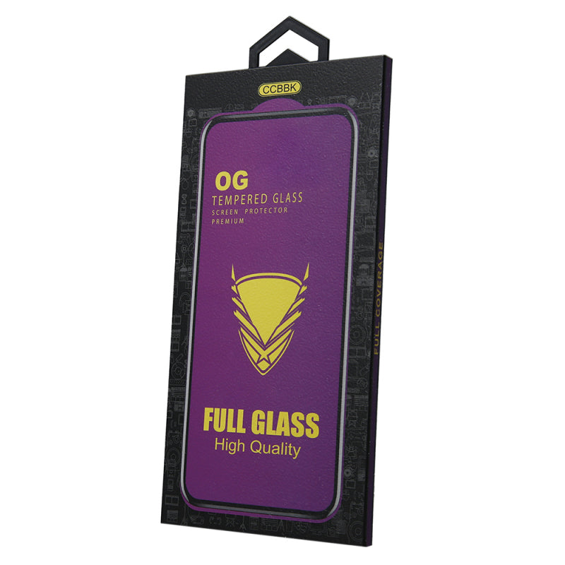 OEM OG Premium Screen Protector for Samsung Galaxy A04e A042 / A03 Core A032 / A03s A037, Glass Shielded, Full Glue, Black