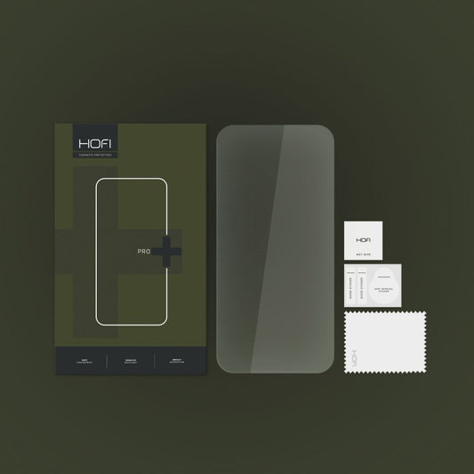 HOFI PRO+ Screen Protector for Apple iPhone 15 Pro, Shielded Glass, Full Glue, 2.5D 
