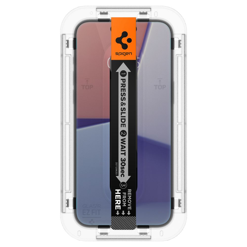 Spigen EZ FIT Privacy Screen Protector for Apple iPhone 16/15, Glass Shielded, Full Glue, 2.5D AGL07121 AGL07121