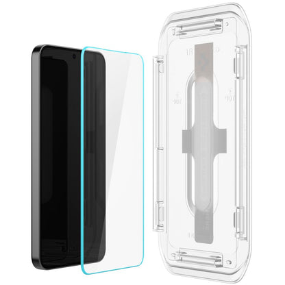 Folija za zaštitu ekrana Spigen EZ FIT za Samsung Galaxy S25 S931 / S24 S921, Kaljeno staklo, Pun lepak, Set od 2 komada