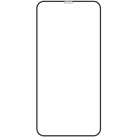 Zaštitna folija za ekran OEM za Apple iPhone 11 Pro / XS / X, Kaljeno staklo, Pun ljepilo, 21D, Crna