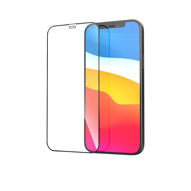 Zaštitna folija za ekran Borofone BF3 za Apple iPhone 12 Pro Max, Kaljeno staklo, Pun ljepilo, Crna
