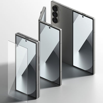 Zaštitna folija za ekran Ringke Cover Display za Samsung Galaxy Z Fold6 F956, Kaljeno staklo, AB Ultra Glue, Set od 2 komada, Vanjski ekran