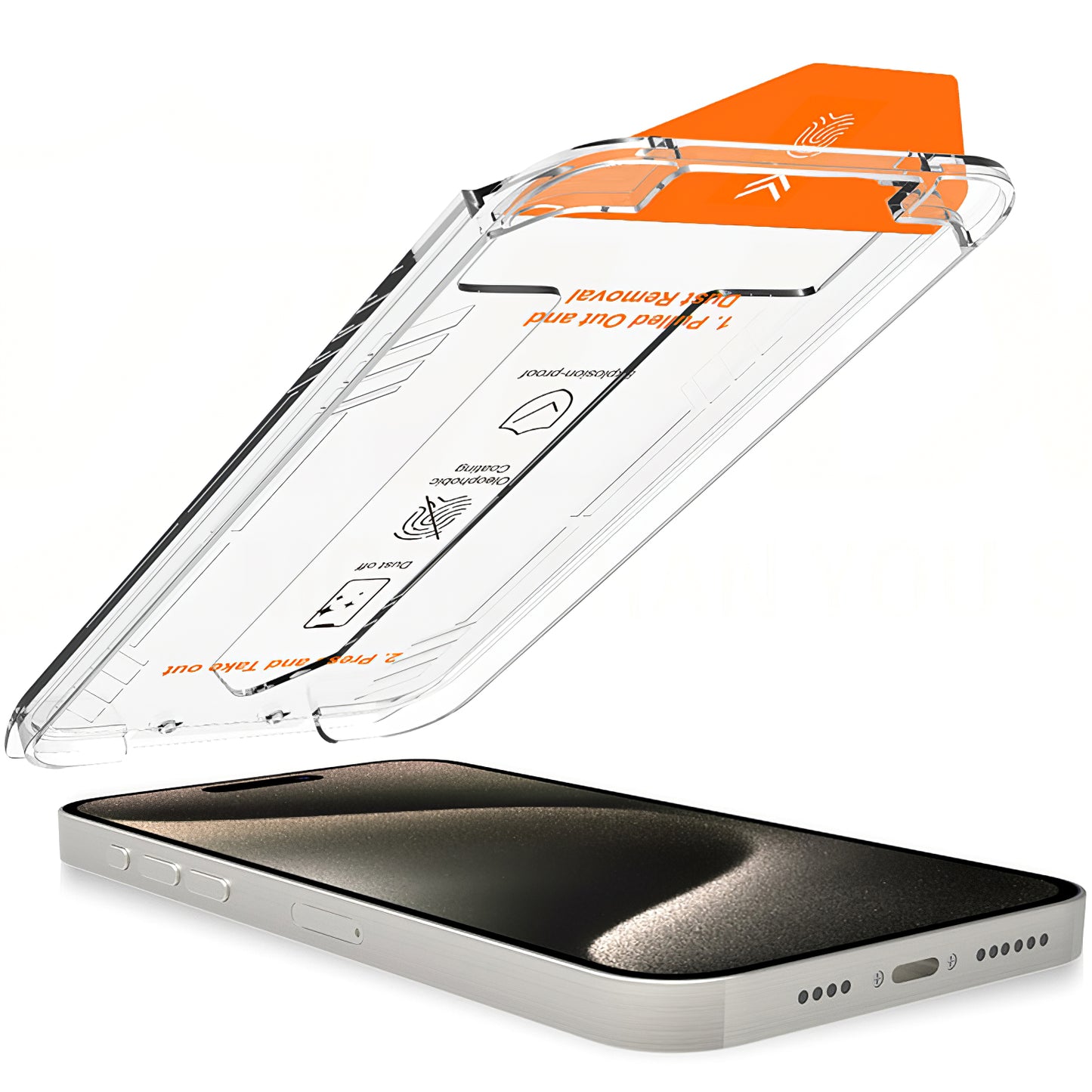 Vmax Screen Protector for Apple iPhone 16 Plus, Shielded Glass, Full Glue, 2.5D 