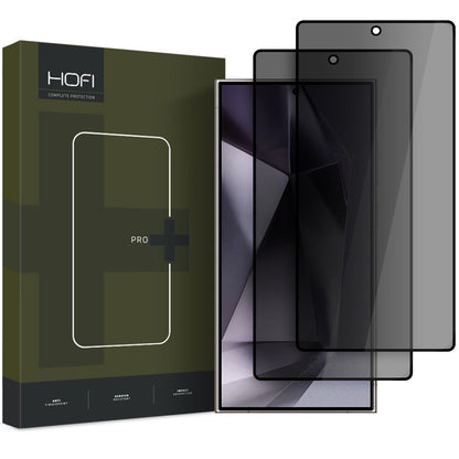 Zaštitna folija za ekran Privacy HOFI Glass PRO+ za Samsung Galaxy S25 Ultra S938, Kaljeno staklo, Full Glue, Set od 2 komada