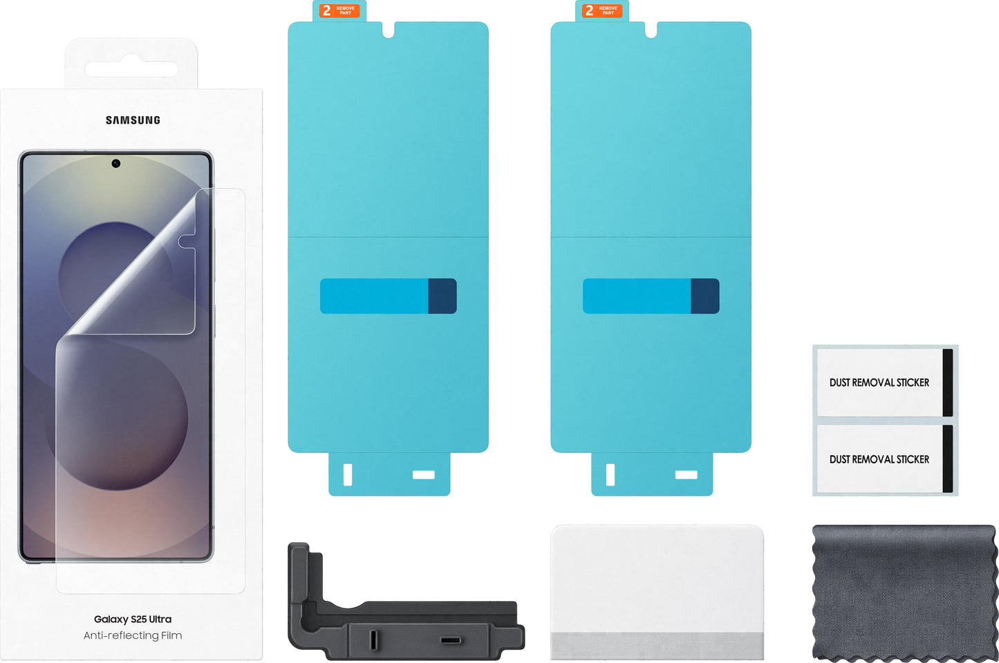 Folija za zaštitu ekrana protiv odsjaja za Samsung Galaxy S25 Ultra S938, Plastika, Set 2 komada EF-US938CTEGWW