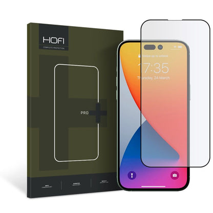 Zaštitna folija za ekran HOFI PRO+ za Apple iPhone 14 Pro, Kaljeno staklo, Full Glue, Crna