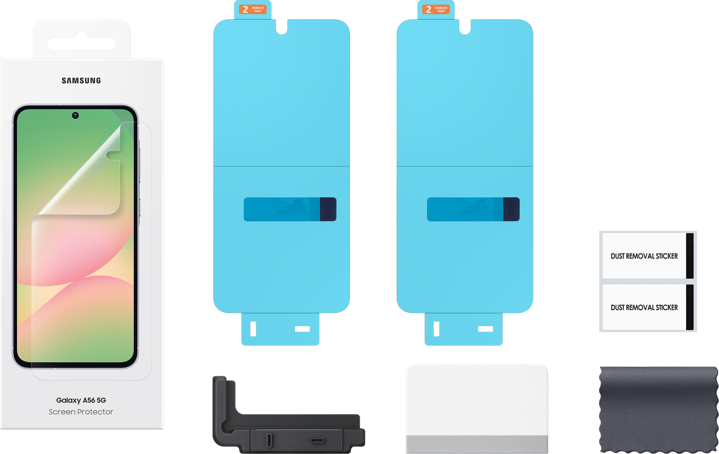 Zaštitna folija za ekran za Samsung Galaxy A56 A566, Plastika, Set od 2 komada EF-UA566CTEGWW