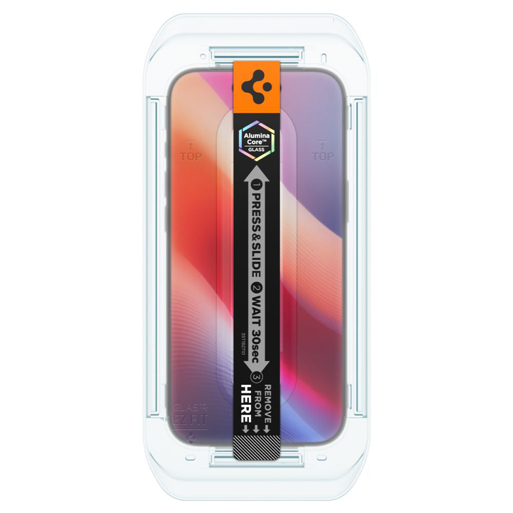 Zaštitna folija za ekran Privacy Spigen GlastR EZ FIT za Apple iPhone 17 Air, Kaljeno staklo, Full Glue, Set 2 komada