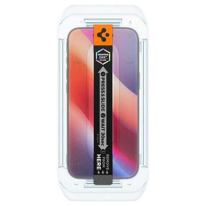 Zaštitna folija za ekran Privacy Spigen GlastR EZ FIT za Apple iPhone 17 Air, Kaljeno staklo, Full Glue, Set 2 komada