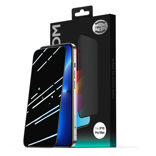 Zaštitna folija za ekran Privacy Joyroom JR-MLG0283 za Apple iPhone 16 Pro Max, Kaljeno staklo, Full Glue, 2.5D
