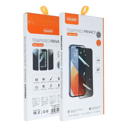 Zaštitna folija za ekran Privacy Veason za Apple iPhone 17 Pro Max, Kaljeno staklo, Full Glue, 6D