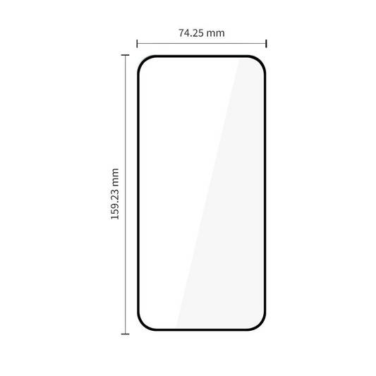 Zaštitna folija za ekran Tech-Protect FIT+ za Motorola Moto G77 / G67, Kaljeno staklo, Full Glue, Set 2 komada, 2.5D, Crna