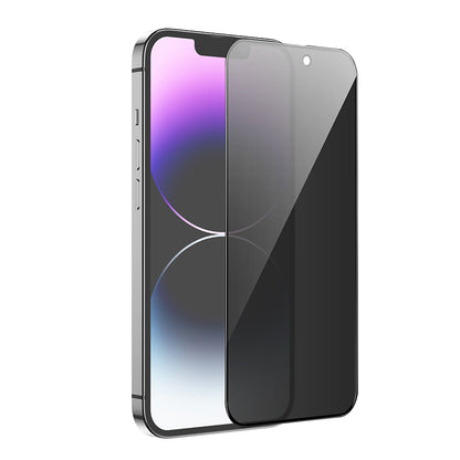 Folija za zaštitu ekrana Privacy HOCO G15 za Apple iPhone 16 Plus / 15 Plus, Kaljeno staklo, Full Glue, 5D