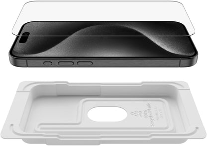 Zaštitna folija za ekran Belkin ScreenForce TemperedGlass za Apple iPhone 15 Pro, Kaljeno staklo, Full Glue OVA137zz