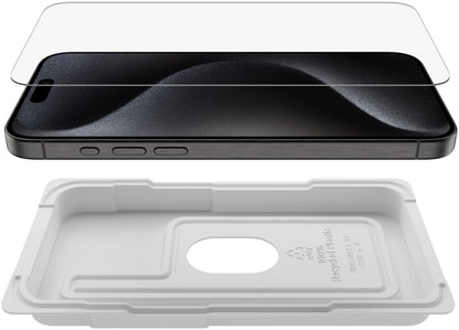 Zaštitna folija za ekran Belkin ScreenForce UltraGlass 2 za Apple iPhone 15 Pro Max, Kaljeno staklo, Full Glue OVA134zz