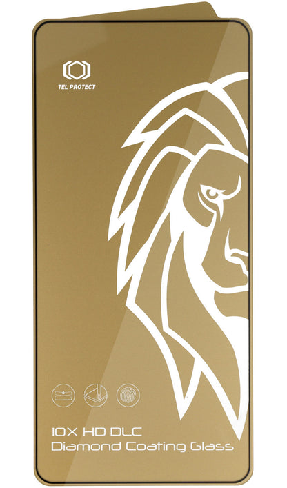 Zaštitno staklo za ekran Tel Protect 10X HD DLC Diamond Coating za Samsung Galaxy S26 Ultra S948, kaljeno staklo, lepljenje celom površinom, crno