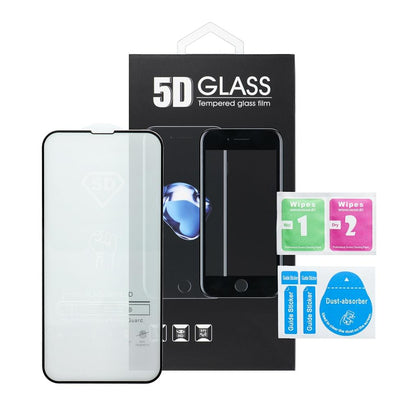OEM zaštitno Privacy staklo za ekran za Apple iPhone 18 Pro, kaljeno staklo, Full Glue, 5D, crno