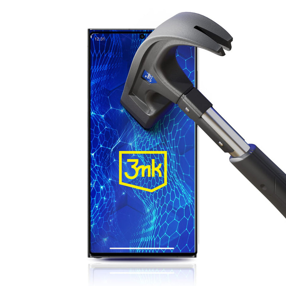 Zaštitna folija za ekran 3MK HardGlass Max Lite za Samsung Galaxy S23 Ultra S918, Kaljeno staklo, Edge Glue, Crna